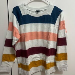 Stripe sweater.multi color